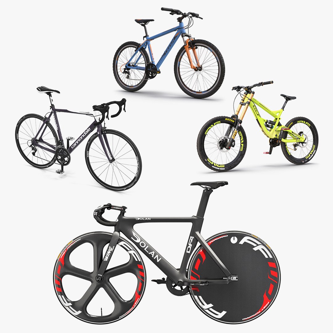 Modern Bikes Collection 2 3D model preview