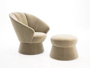 3D DS-163 Armchair  Pouf