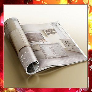 magazine 3d max