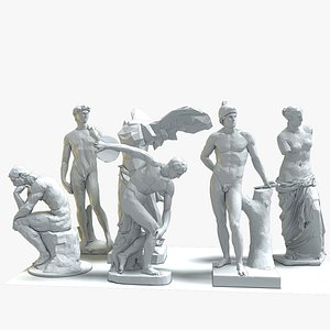 Classical Statues Stylized