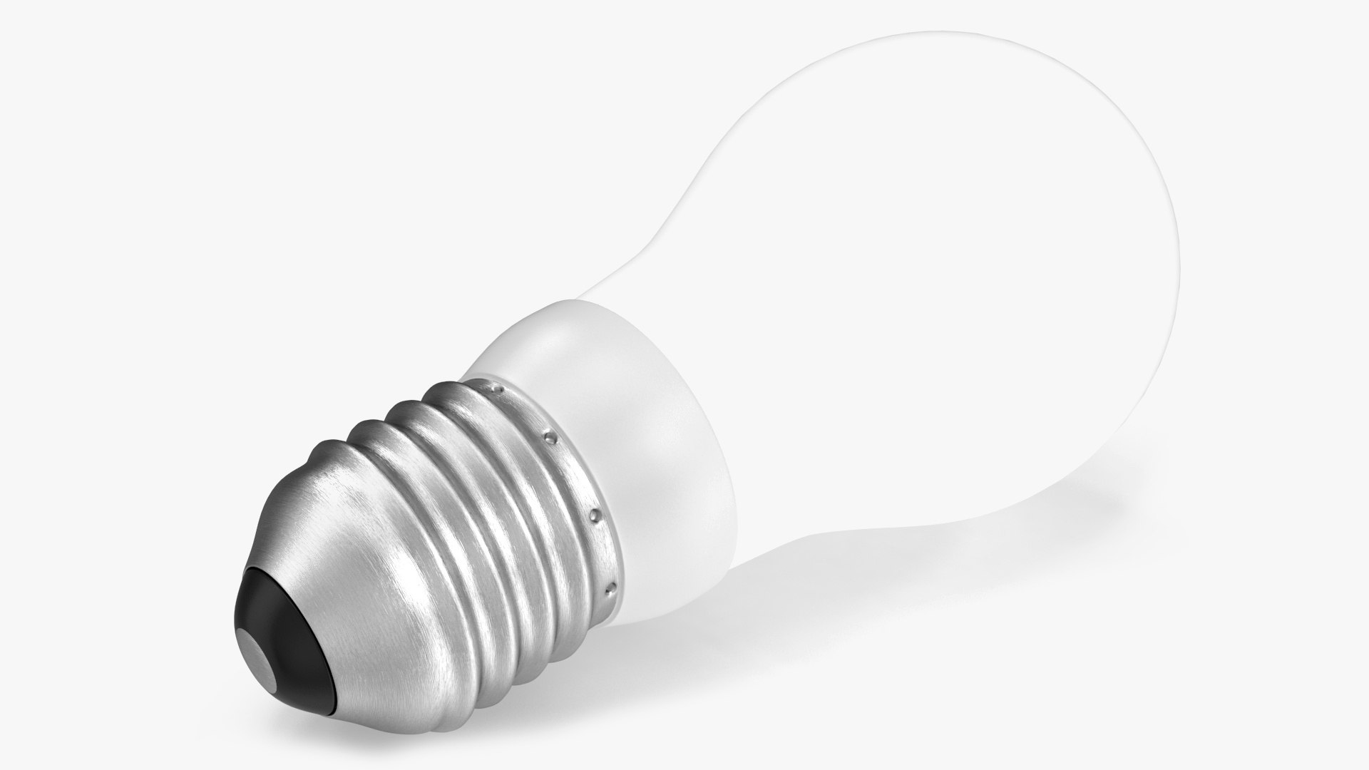 Energy Saving LED Light Bulb Illuminated 3D model preview