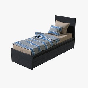 IKEA Malm Single Bed with Drawer