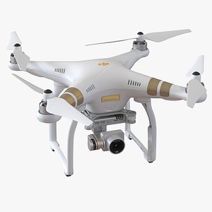 3d model dji phantom 3 professional