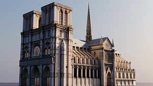NotreDameCathedral 3D model