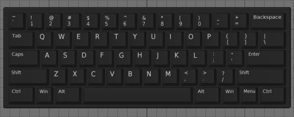 modelo 3d teclado compacto - TurboSquid 1760494