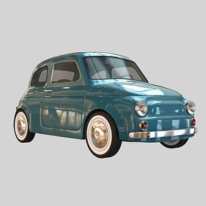 3D model fiat 500 f berlina