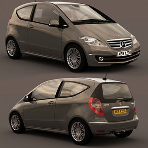 mercedes benz A200 2005 3D