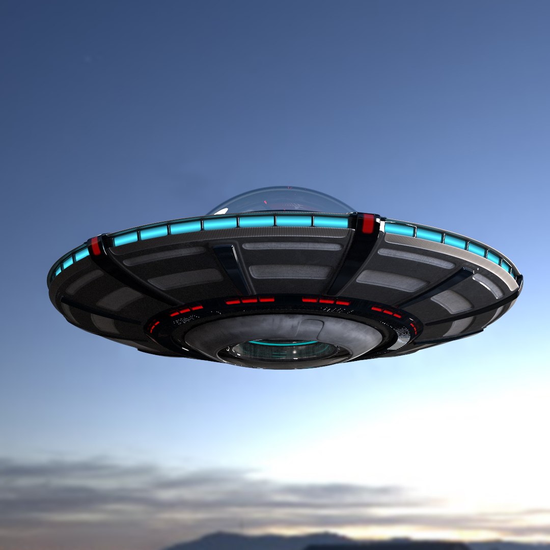 Ufo Spaceship Spacecraft 3d Ma