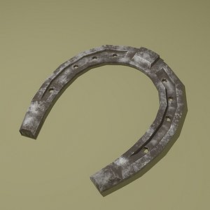 3D dirty horse shoe