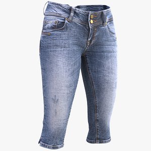 Denim Shorts 103 - All MH Bodies  UE5 Skeletons - Rigged