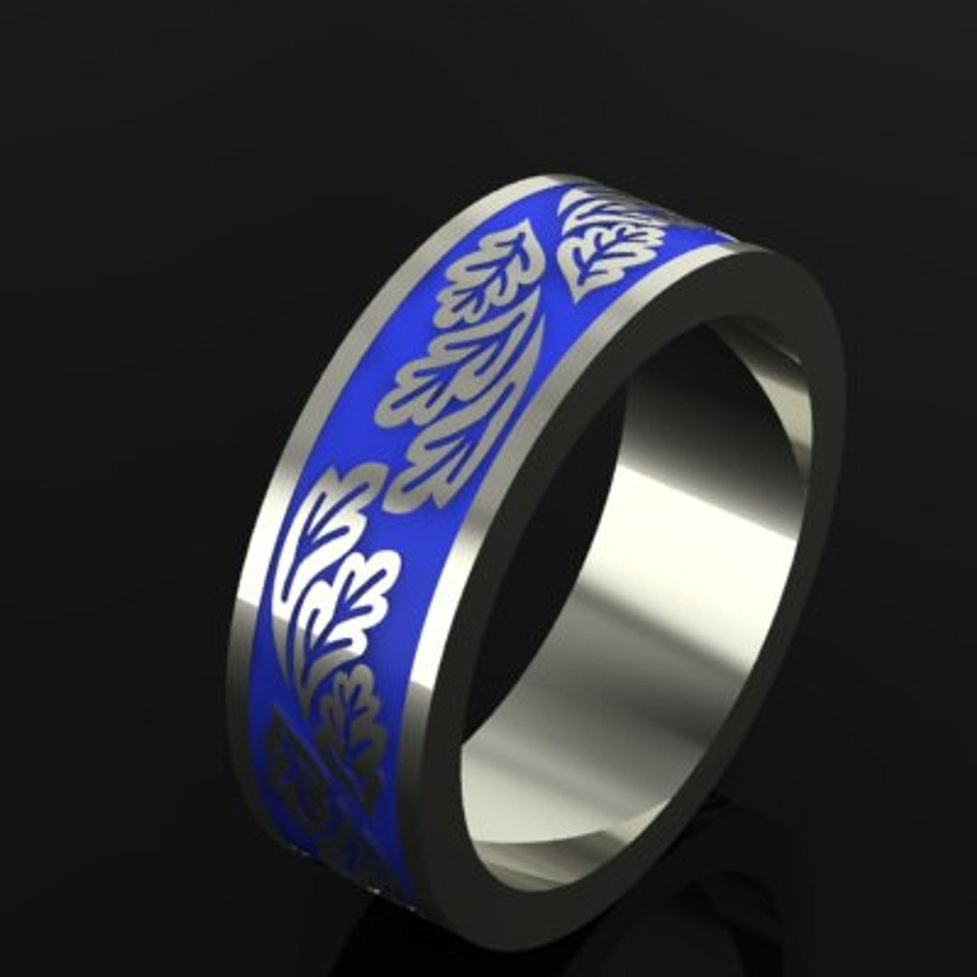 3D enamel ring model - TurboSquid 1381808