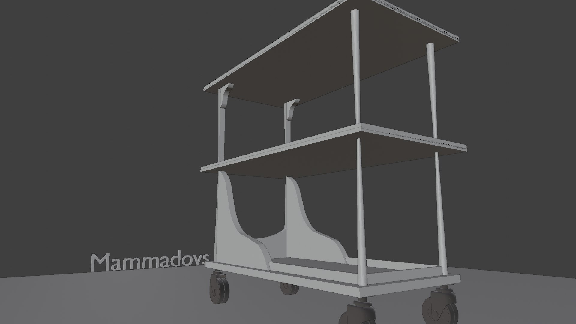 Wheel Table 3D Model - TurboSquid 1697516