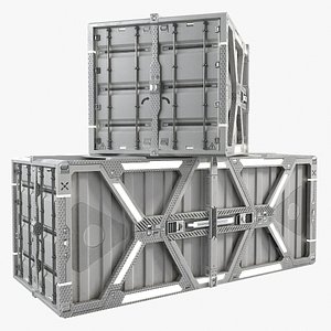 Sci-fi Container v1 3D model