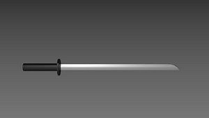 3D toy sword model