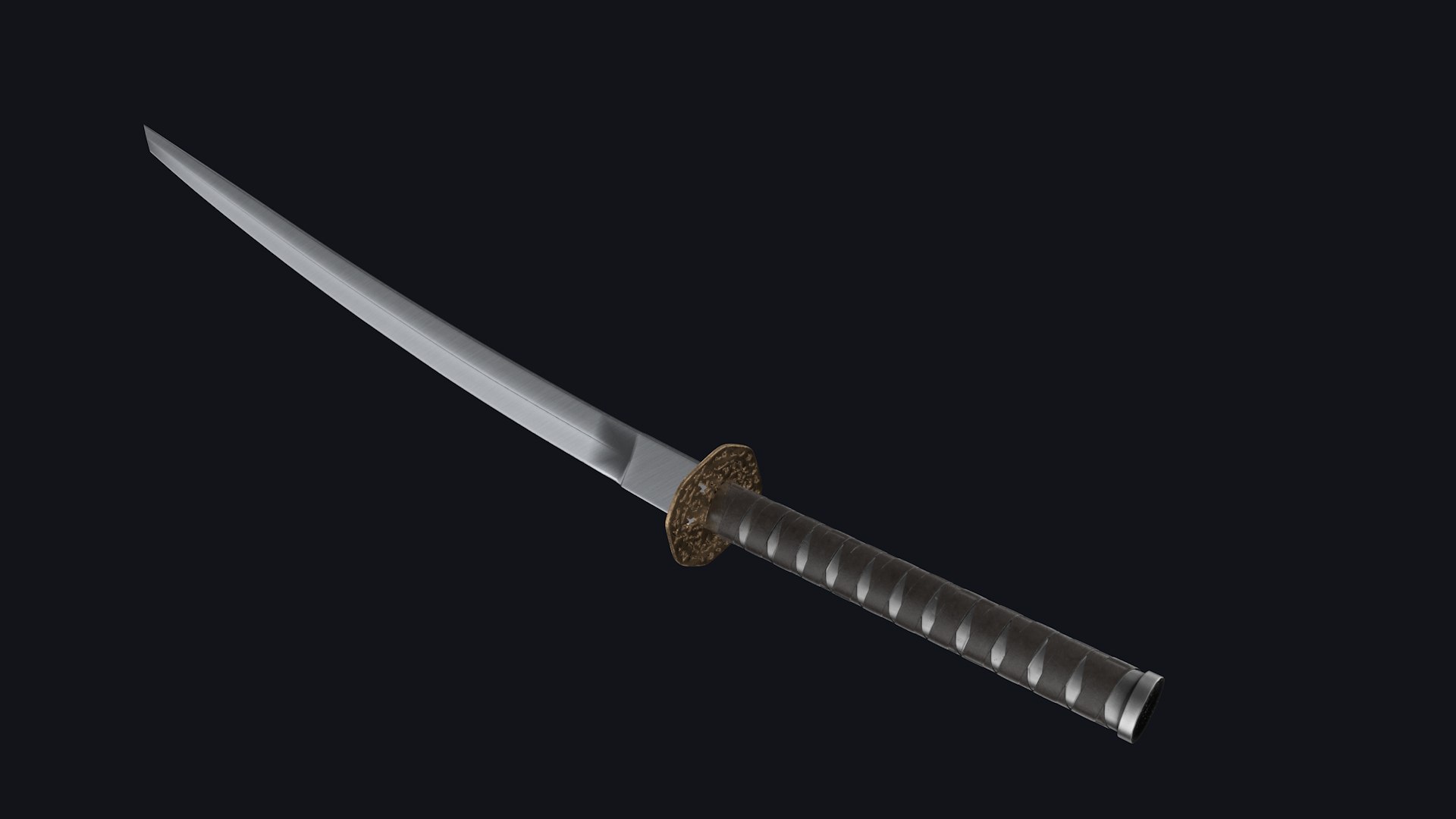 3D Samurai Sword - TurboSquid 1844806