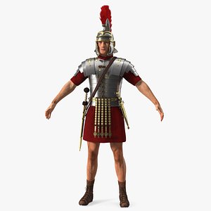 Veteran Roman Legionnaire A-Pose Fur