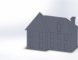 century 19th villa 3D model