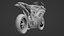 Modèle 3D de la Ducati 1098R Superbike italienne Modèle 3D low-poly