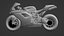 Modèle 3D de la Ducati 1098R Superbike italienne Modèle 3D low-poly