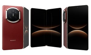 3D HUAWEI Mate X7 Collector Edition Red