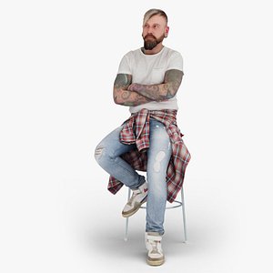 Relaxed Sneakerhead - Man With Casual Attitude 3D model