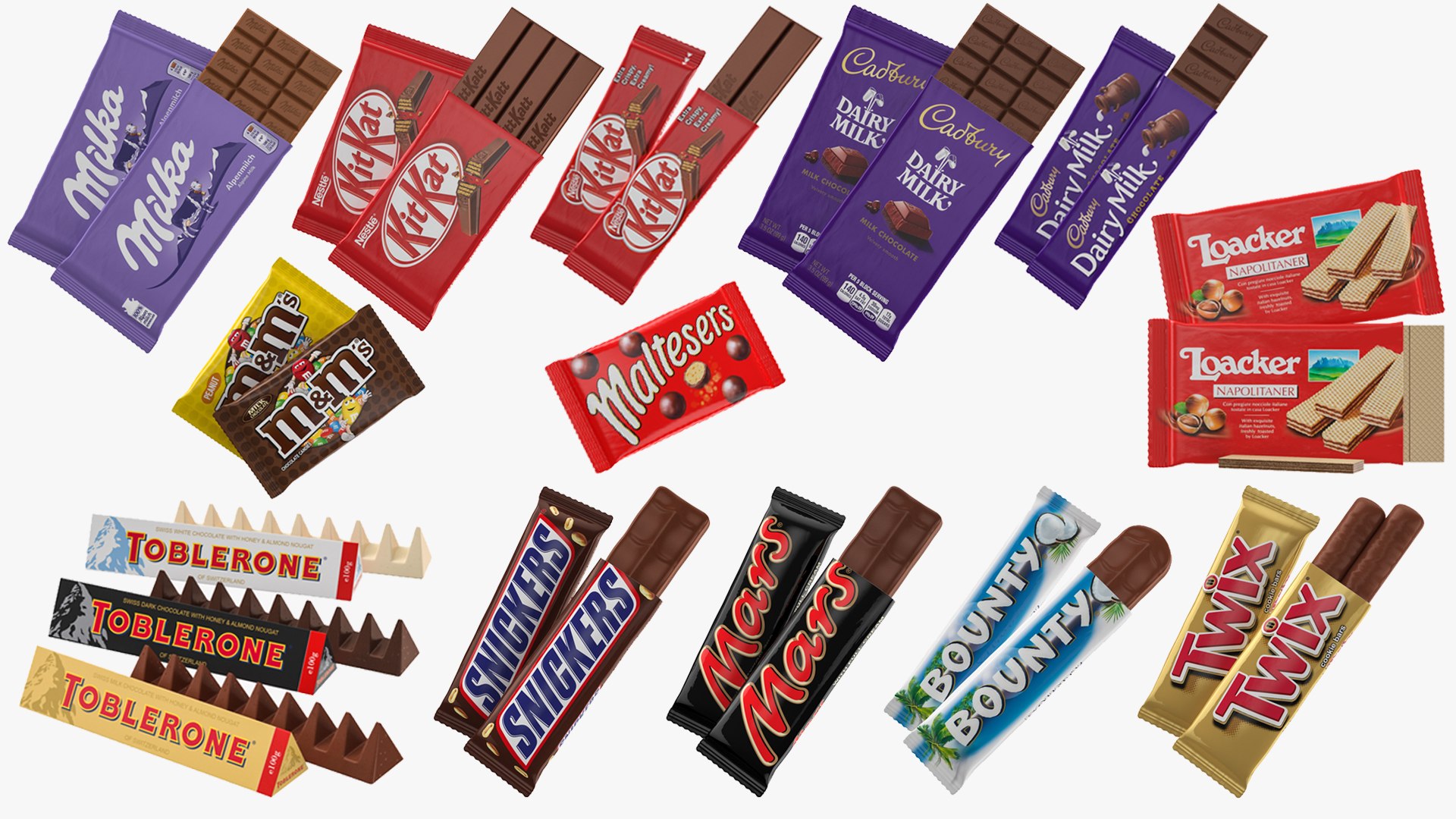 cadbury kitkat milka 3D https://p.turbosquid.com/ts-thumb/2Y/kRL0wQ/6s/chocolatecollection02/jpg/1609941135/1920x1080/fit_q87/9baf37176ae09091f3150a8b6b0d0d7a73ea8469/chocolatecollection02.jpg