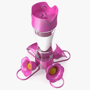 Pink Hummingbird Feeder model