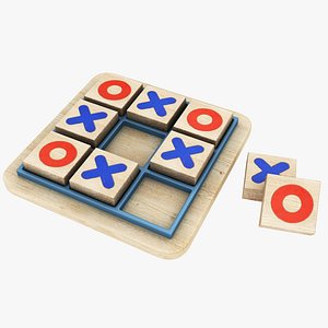 3D model Desktop Tic Tac Toe Game - TurboSquid 1782442