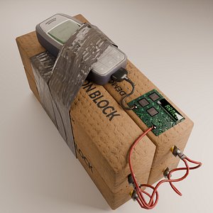 C4 Explosive - Game Ready - LODs - PBR 3D