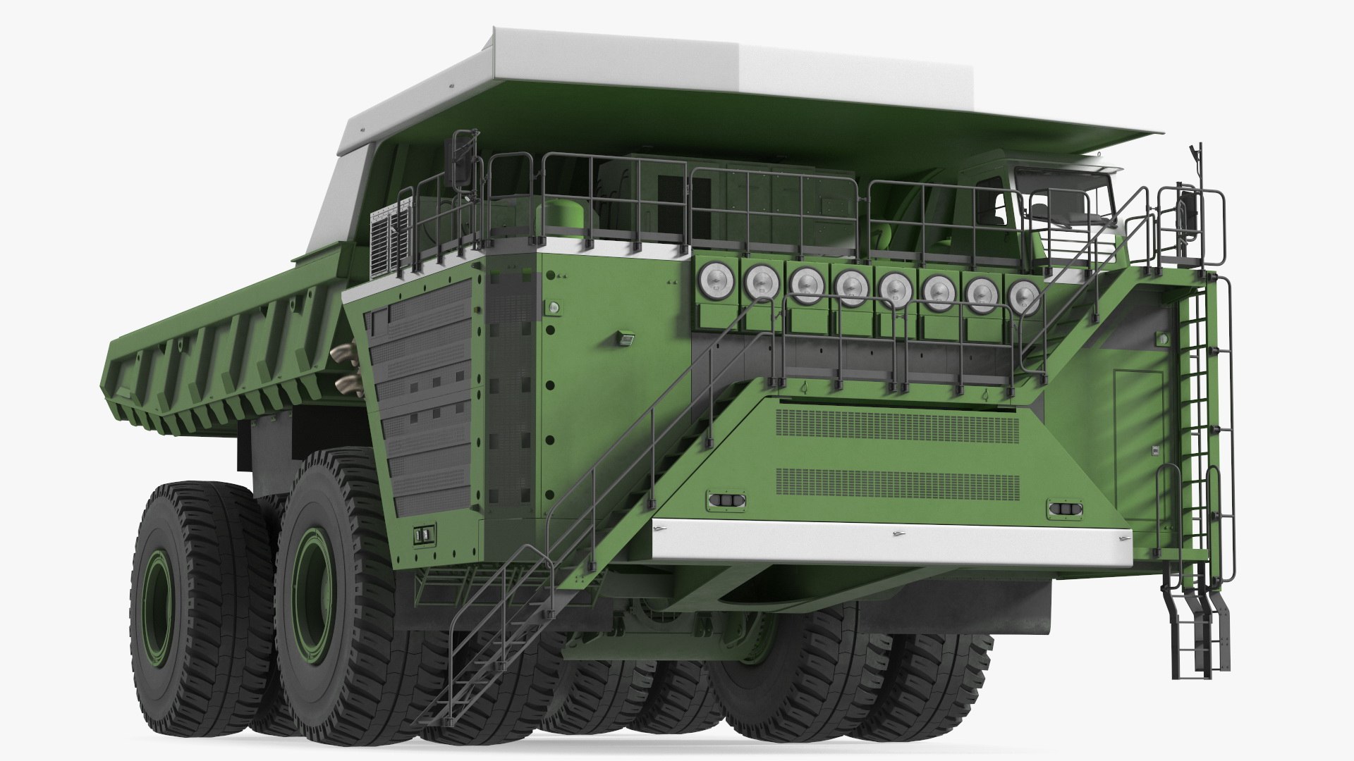 Haul Truck Clean 3D model preview
