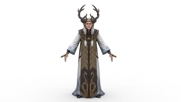 Old Loki the God of Mischief 3D 3D model