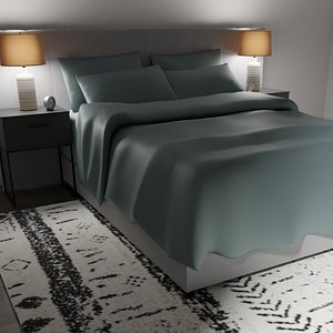 King ASHLEY Baxton Studio Fiorenza