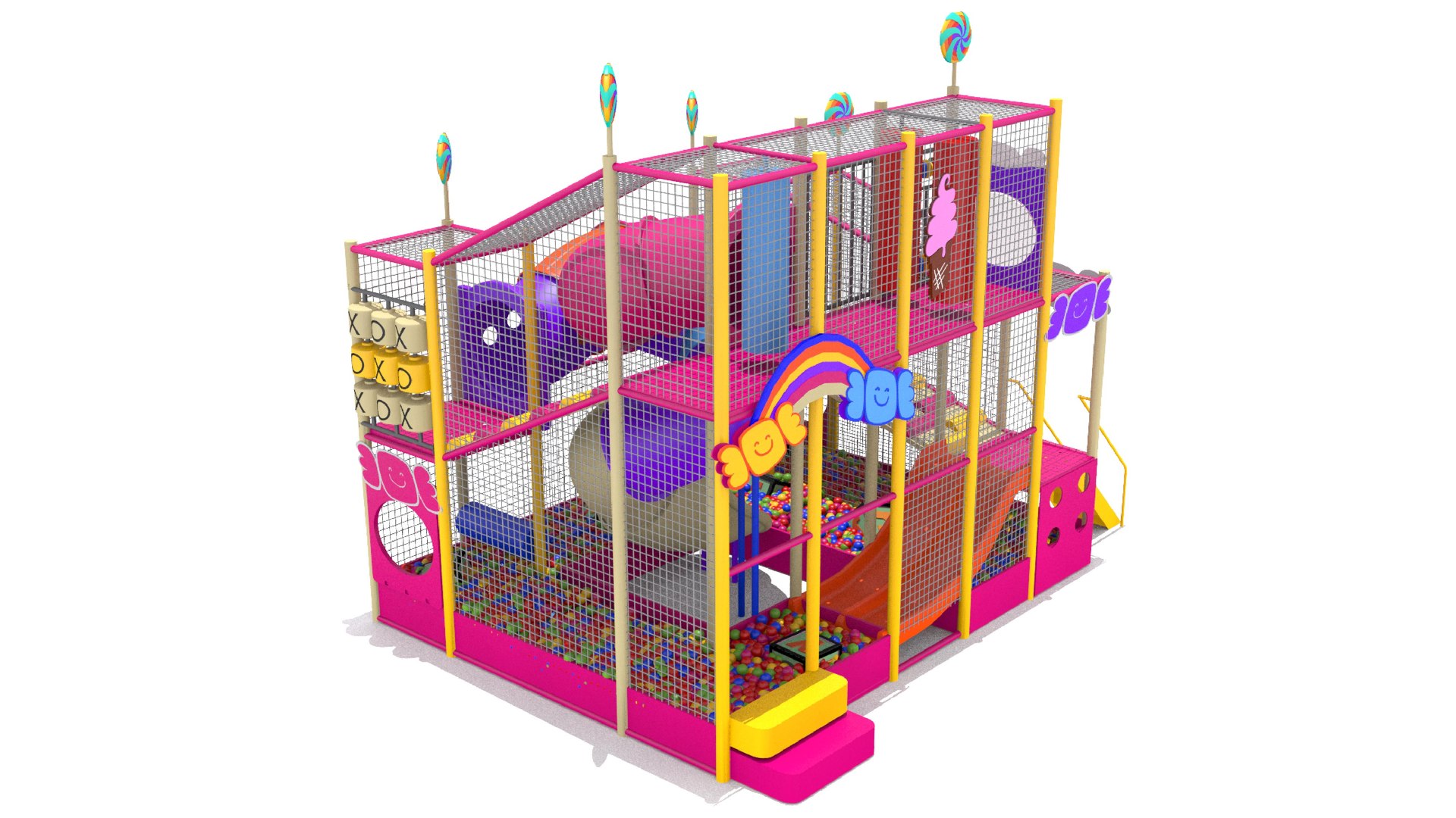 3D Indoor Playground Model - TurboSquid 1761379