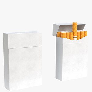 3D cigarette packs model