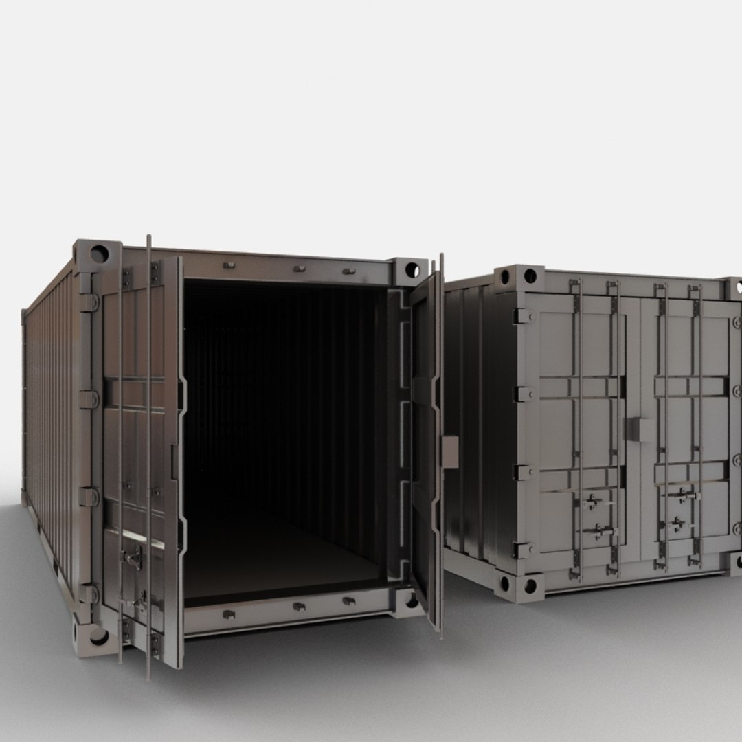Shipping Container 3d Model
