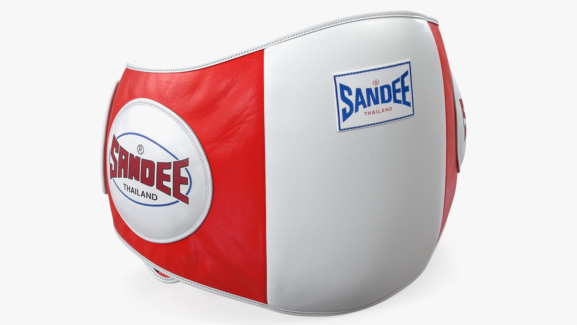 Sandee Velcro Belly Pad Maneken White Red 3D model preview