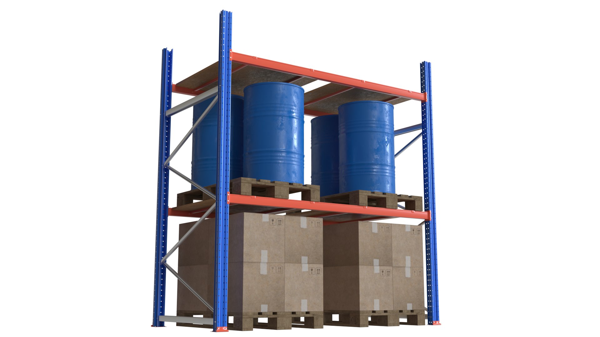 3D Storage Rack Model - TurboSquid 1540434