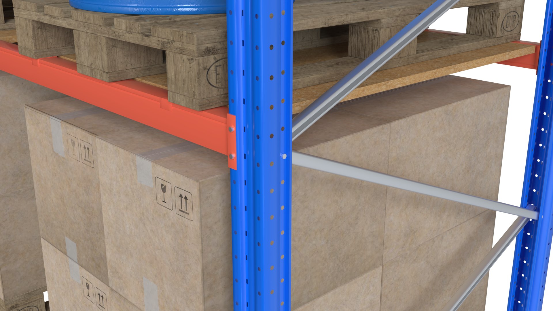 3D Storage Rack Model - TurboSquid 1540434