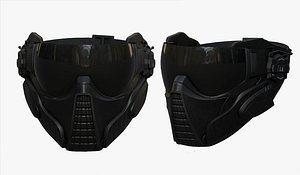 3D helmet mask