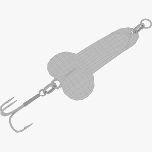 3D fishing spoon model