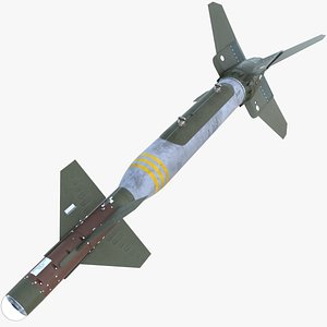 gbu-24 paveway iii bomb 3d model