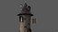 Casa estilizada PBR modelo 3D low-poly Modelo 3D Low-poly