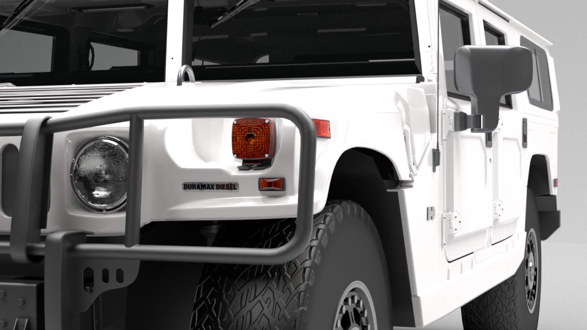 Hummer H1 Alpha White Model - TurboSquid 1753334