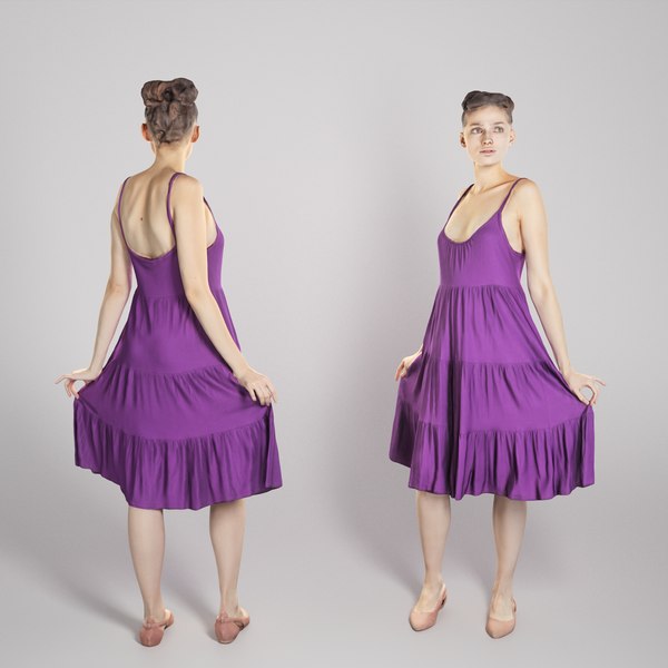 3D attractive dressed