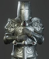 Templar Knight Armor Lion