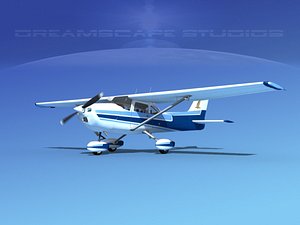 3d model cessna 172 skyhawk 1976