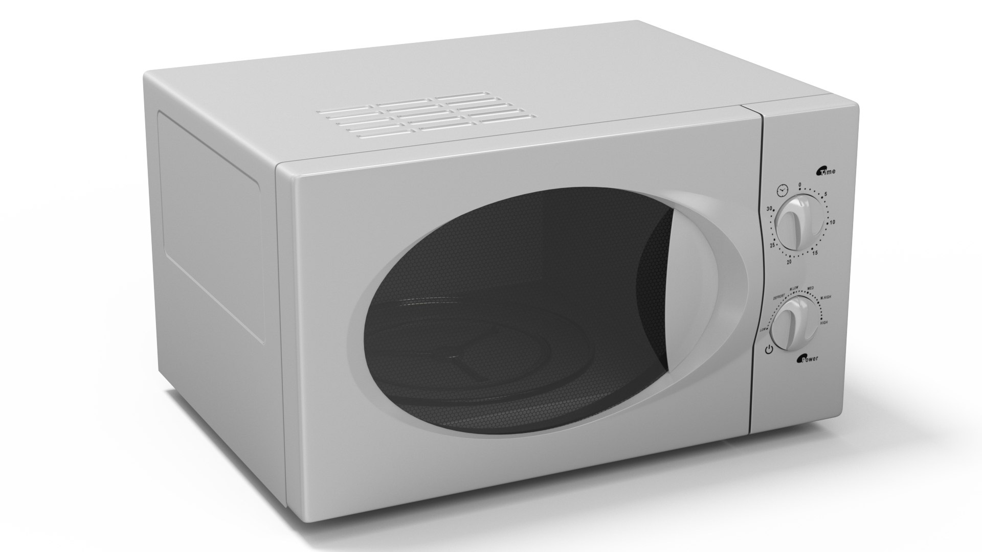 Electric Microwave Oven 3D model preview