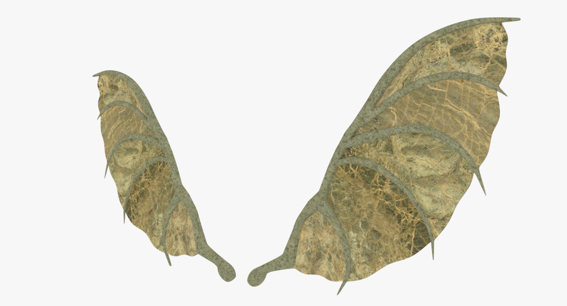 3D Dragon Wings Model - TurboSquid 1297080