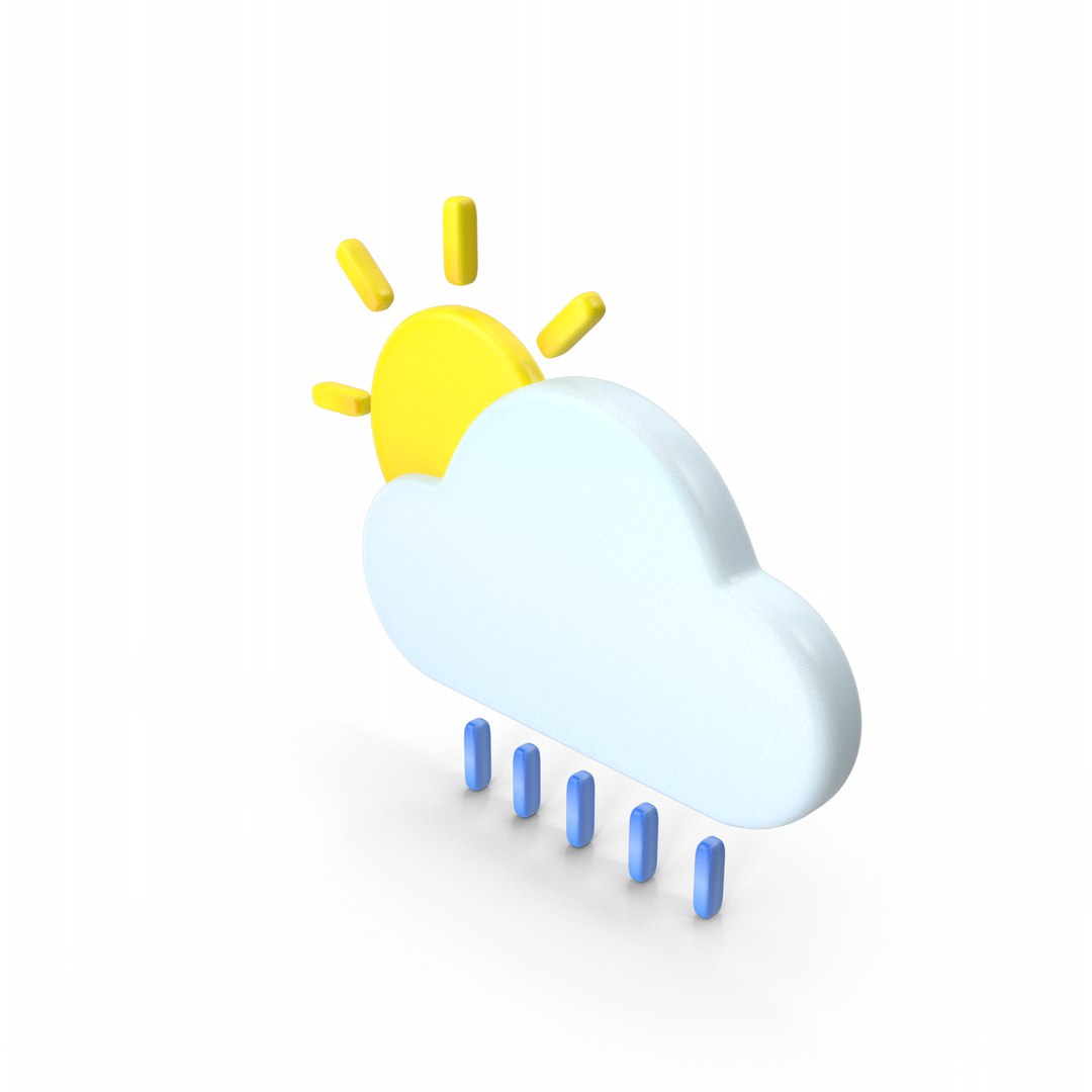 Weather Icon 3D Model - TurboSquid 2320198