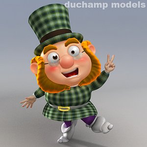 3d model of cartoon -